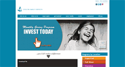 Desktop Screenshot of child-familyservices.org